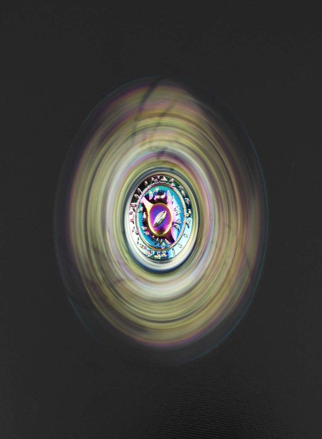 Anzmtosn Phoenix Cool Fidget Hand Spinners Dragon Wing Finger Spinner Metal Focus Stainless Steel Fingertip Gyro Stress Relief Spiral Twister Toy Party Favors Birthday Gift for Kids Adults(Rainbow) - Image 5